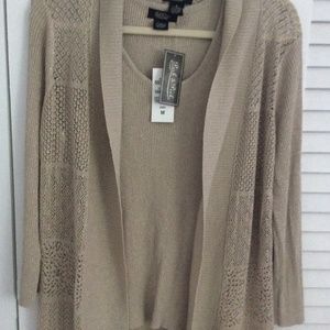 Sweater and tank top set